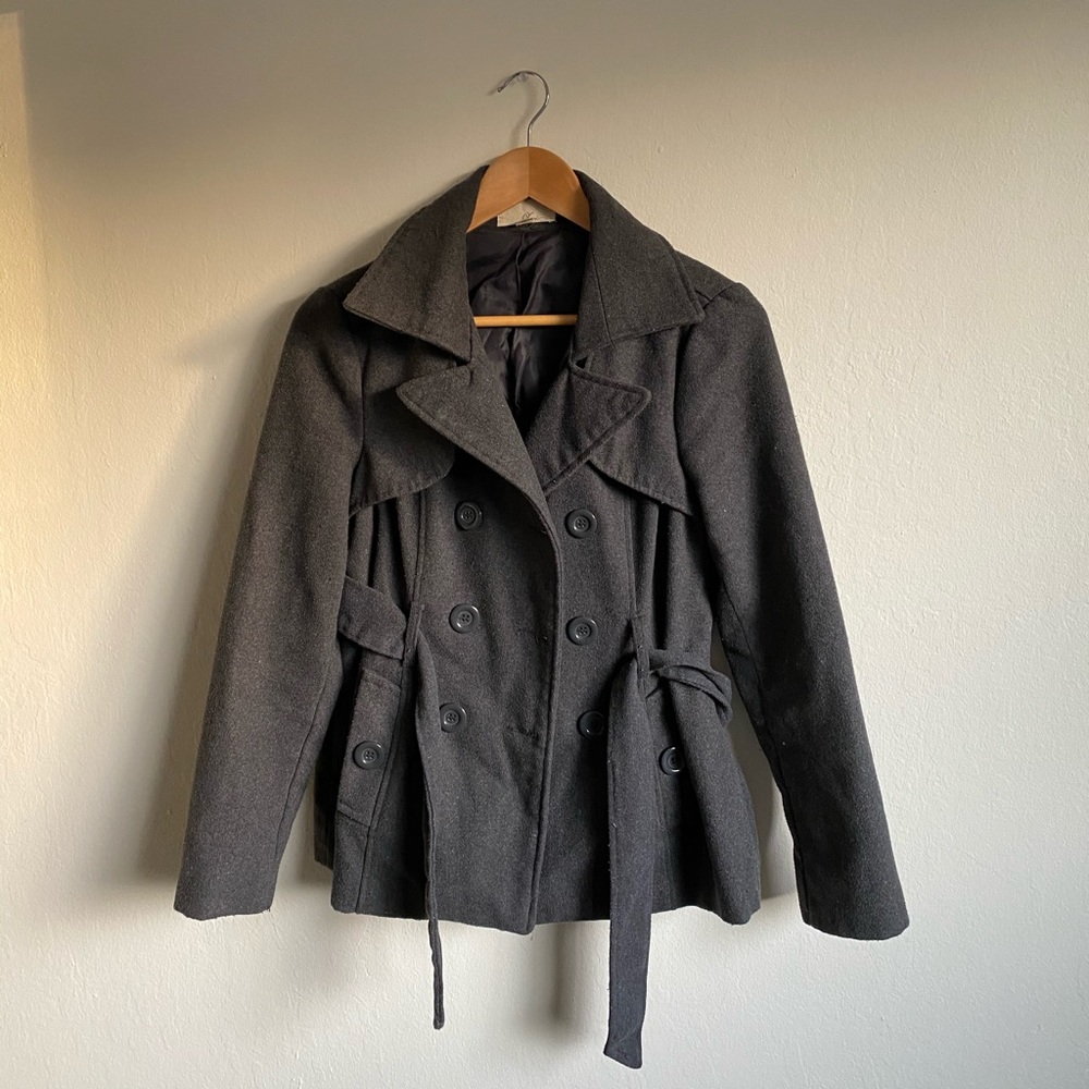 Grey Forever 21 Coat
